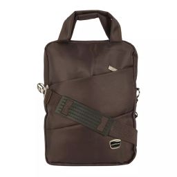 Allextreme Multi-Pocket Messenger Bag Brown Color for Men and Women, CRs-BDY-01Brown-picture-8