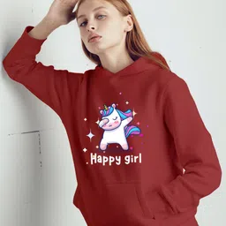 Deslizar Women Graphic Printed Hooded Sweatshirt-picture-16