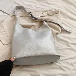 KPOP Women Solid Structured Shoulder Bag-image-77