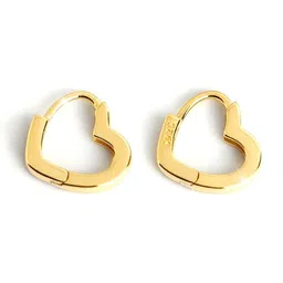 FIMBUL Heart Shaped Hoop Earrings image 5