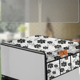 The Furnishing Tree Grey Plastic Refrigerator Cover-picture-41