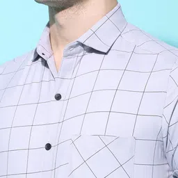 THE BEETEL HOUSE Men Standard Regular Fit Buffalo Checked Cotton Casual Shirt image 4