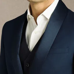 Louis Philippe Slim-Fit Single-Breasted Three Pieces Suits image 2