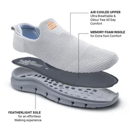 ASIAN Men Textured Slip-On Sneakers image 4