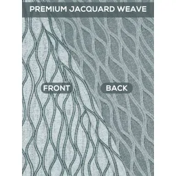 Story@home Grey & White Ethnic Motifs Room Darkening Long Door Curtain image 3