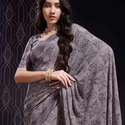 TASRIKA Bandhani Printed Beads and Stones Saree-image-21