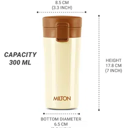 Milton Set Of 2 Stainless Steel Thermosteel Insulated Coffee Mug image 2