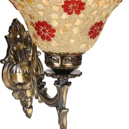 1ST TIME Gold-Toned & Gold-Toned Textured Metal Traditional Wall Lamp-picture-13