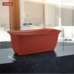 GARDEN'S NEED 3-Pcs Brown Textured Planters image 5