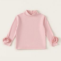 LULU & SKY Girls V-Neck Raw Edge T-shirt-picture-34