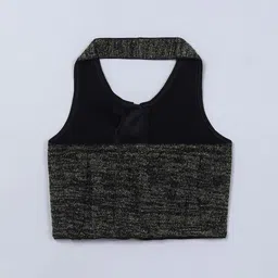 taffykids Girls Polyester Embellish Zip Up Crop Top And Matching Skirt Set image 5