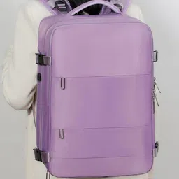 Mast & Harbour Unisex Solid Medium Padded Backpack image 5