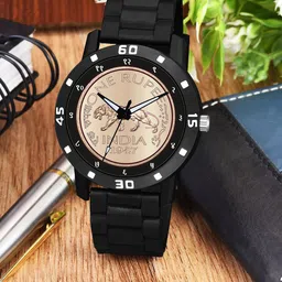 Gopal Shopcart Unisex Dial & Bracelet Style Straps Analogue Watch AeviyoBLK-GREY-RS-NEW-PU_SH-image-23