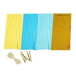 Amfin Tissue Paper Tassels Garland Multi Colour- 20 Pieces image 2