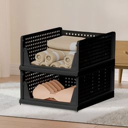 RUBOXA Black Set of 2 Regular Multi-Utility Organisers-picture-41