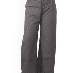 SRISARAS Women Embroidered Mid-Rise Relaxed Fit Trousers-picture-30