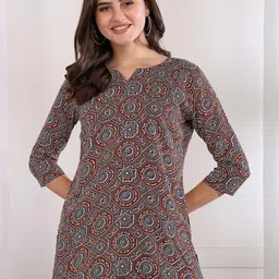 Moda Rapido Women Polyester Straight Kurtis-image-73