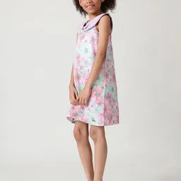 One Friday Floral Print A-Line Dress image 4