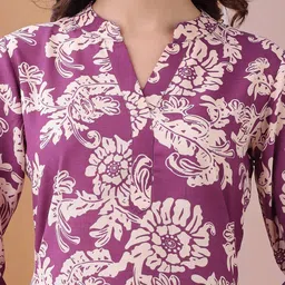 HRITIKA Printed Tunic With Trousers Co-Ords image 5