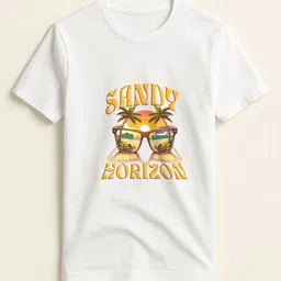 GRACE & JACK Graphic Puff Printed Round Neck Tshirt image 5