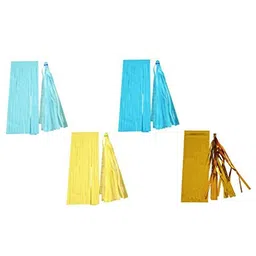Amfin Tissue Paper Tassels Garland Multi Colour- 20 Pieces image 3