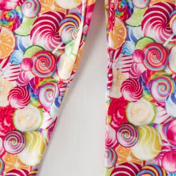 Kookie Kids Full Length Candy Printed Leggings - Multicolour image 3