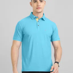Triptee Polo Collar Short Sleeves Pure Cotton T-shirt-picture-40