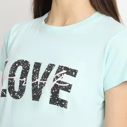 Dreambe Women Typography Printed T-shirt image 4