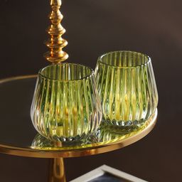 Pure Home and Living Green 2 Pieces Textured Candle Holder-picture-12