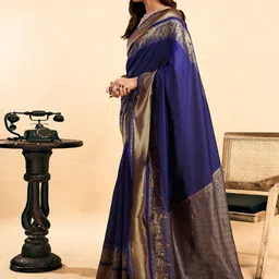 KALINI Woven Design Zari Banarasi Saree image 2