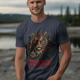 GRACE & JACK Graphic Printed Round Neck Cotton T-shirt-picture-29