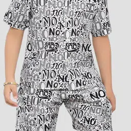 BAESD Boys Printed Short Sleeves Shirt With Shorts image 2
