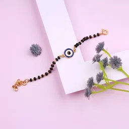 Elegante kids Unisex Kids Sterling Silver Gold-Plated Wraparound Bracelet-picture-29