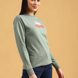 LIMEROAD Women Printed Sweatshirt image 4
