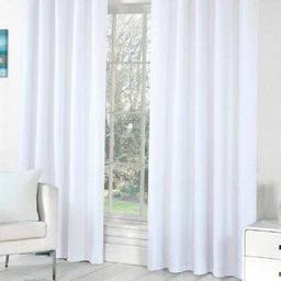 BELLA TRUE White 2 Pieces Black Out Long Door Curtains-picture-18