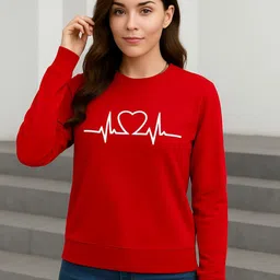 KASHIAN Women Printed Full Sleeve Sweatshirt-picture-31