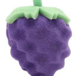 Babyhug Grapes Shape Bath Sponge - Purple image 5