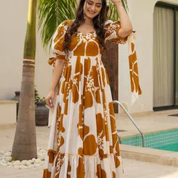 CORSICA Women Floral Printed Maxi Dress-image-64