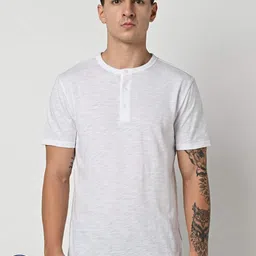 GAP Men Henley Neck Pure Cotton T-shirt-picture-48