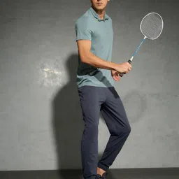 Technosport Mock Neck Antimicrobial Slim Fit T-shirt With Cotflex Technology image 2