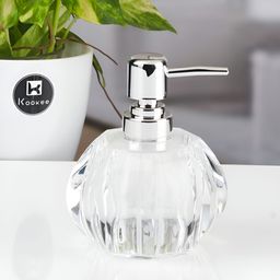 Kookee Transparent Abstract Plastic Soap Dispenser-picture-20