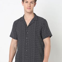 R&B Printed Spread Collar Shirt-picture-7