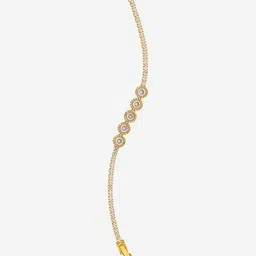 Kushal's Fashion Jewellery Women Gold-Plated Zircon Studded Wraparound Bracelet-picture-36