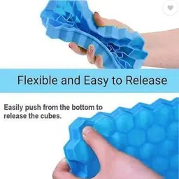axune 4 GBPR HONEY Multicolor Silicone Ice Cube Tray image 2