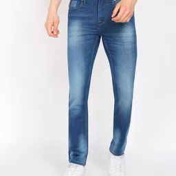 killer Men Slim Mid Rise Dark Blue Jeans-picture-24