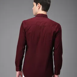 kibit Men Slim Fit Solid Slim Collar Casual Shirt image 2