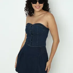 SHOWOFF Strapless Top & Skirt Co-Ords-image-56