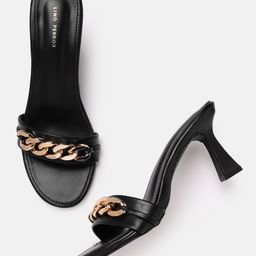 Lino Perros Women Chain Embellished Detail Slim Heels-picture-11