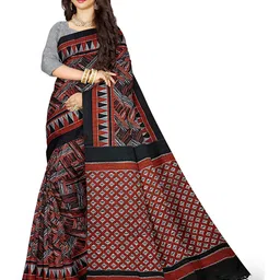 TITHI SAREES Printed Sambalpuri Saree-image-82