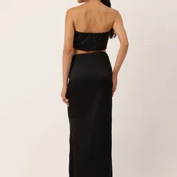 bebe Future Glam Satin Finish Rhinestones Embellished Co-Ords image 5